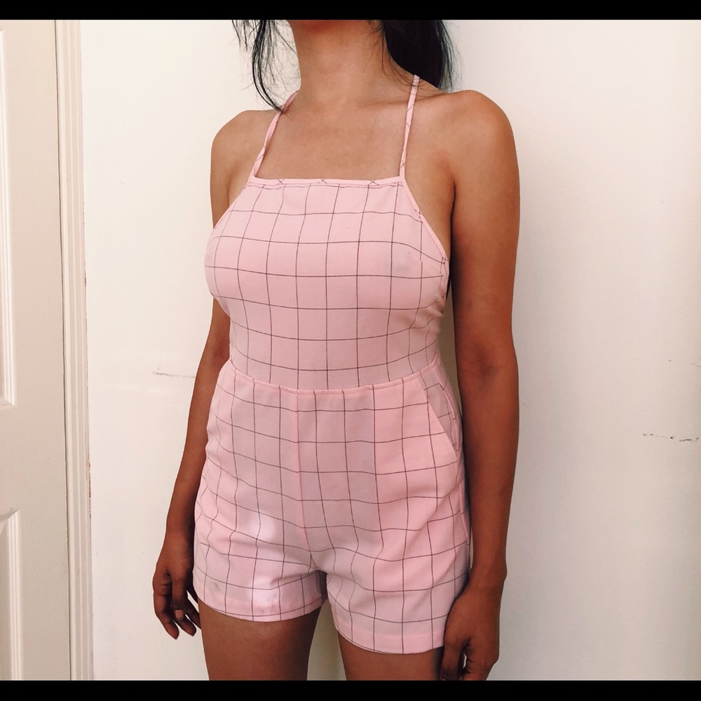 American Apparel Cross back romper